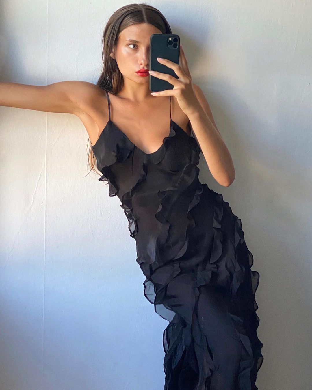 JULIA - RUFFLED MAXI DRESS