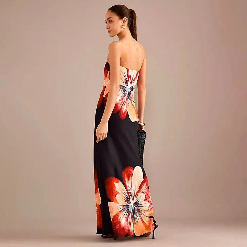 EMILIA - STRAPLESS MAXI DRESS